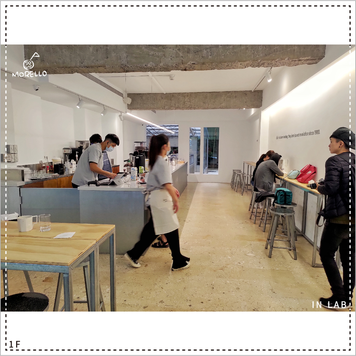 IN LAB 是 韓系咖啡廳 ,也是 網美打卡 新地標。